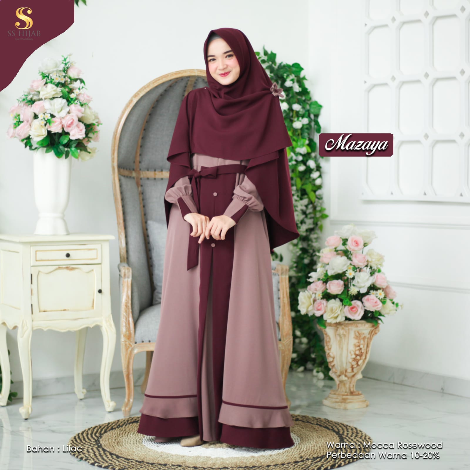 Foto Produk MAZAYA SET KHIMAR - SSHijab