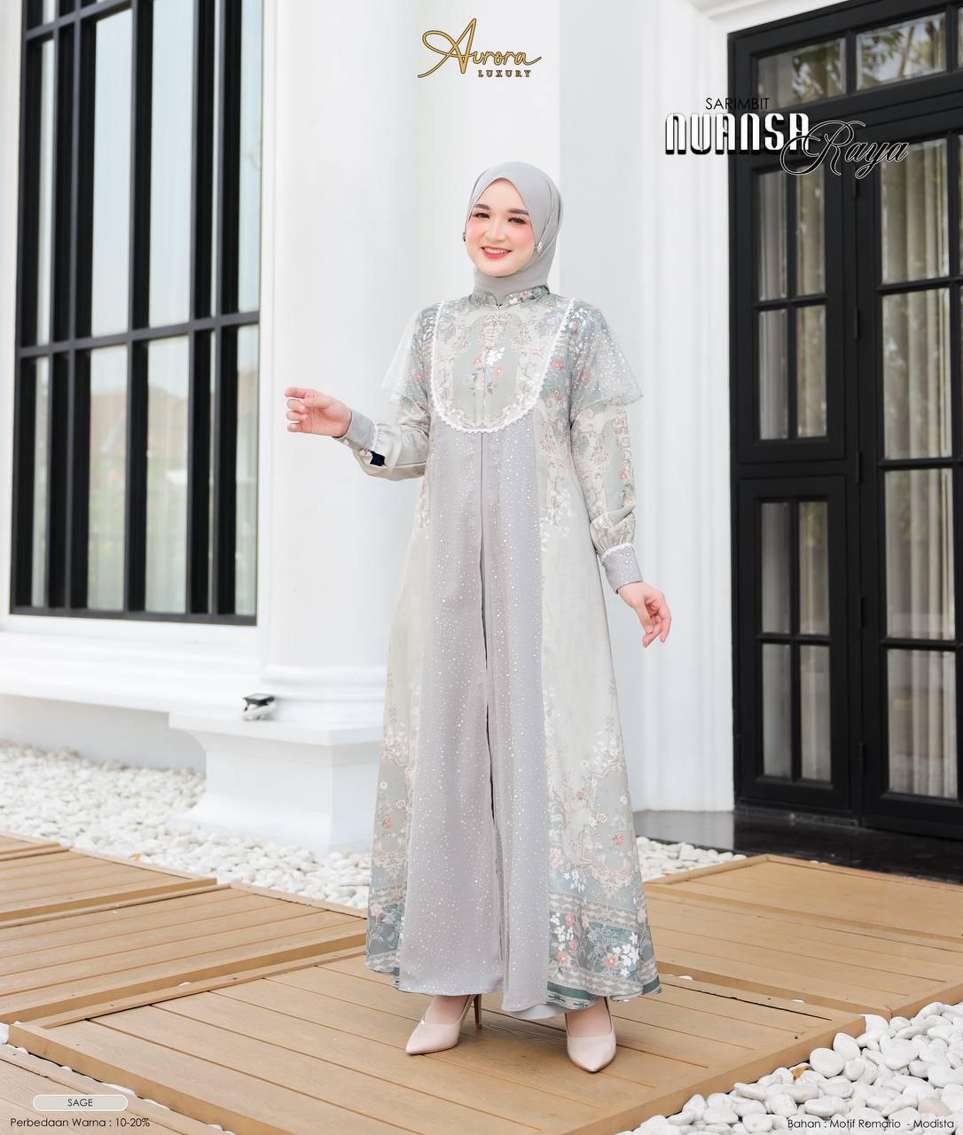 Foto Produk NUANSA DRESS GLAMOUR MOM ONLY By Aurora Luxury - SSHijab
