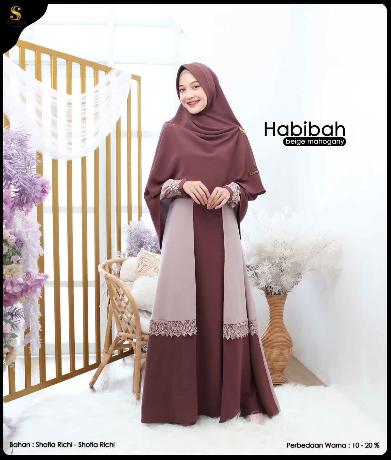 Foto Produk HABIBAH  SET KHIMAR BASIC - SSHijab