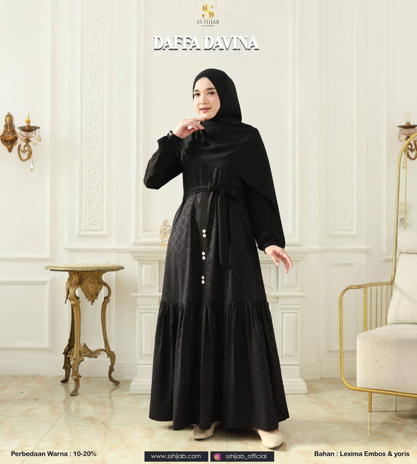 Foto Produk DAVINA NEW SET PASHMINA - SSHijab