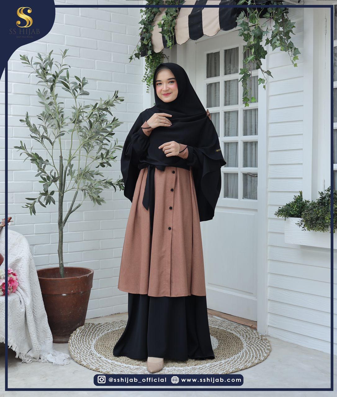 Foto Produk ANINDYA SET KHIMAR BASIC - SSHijab