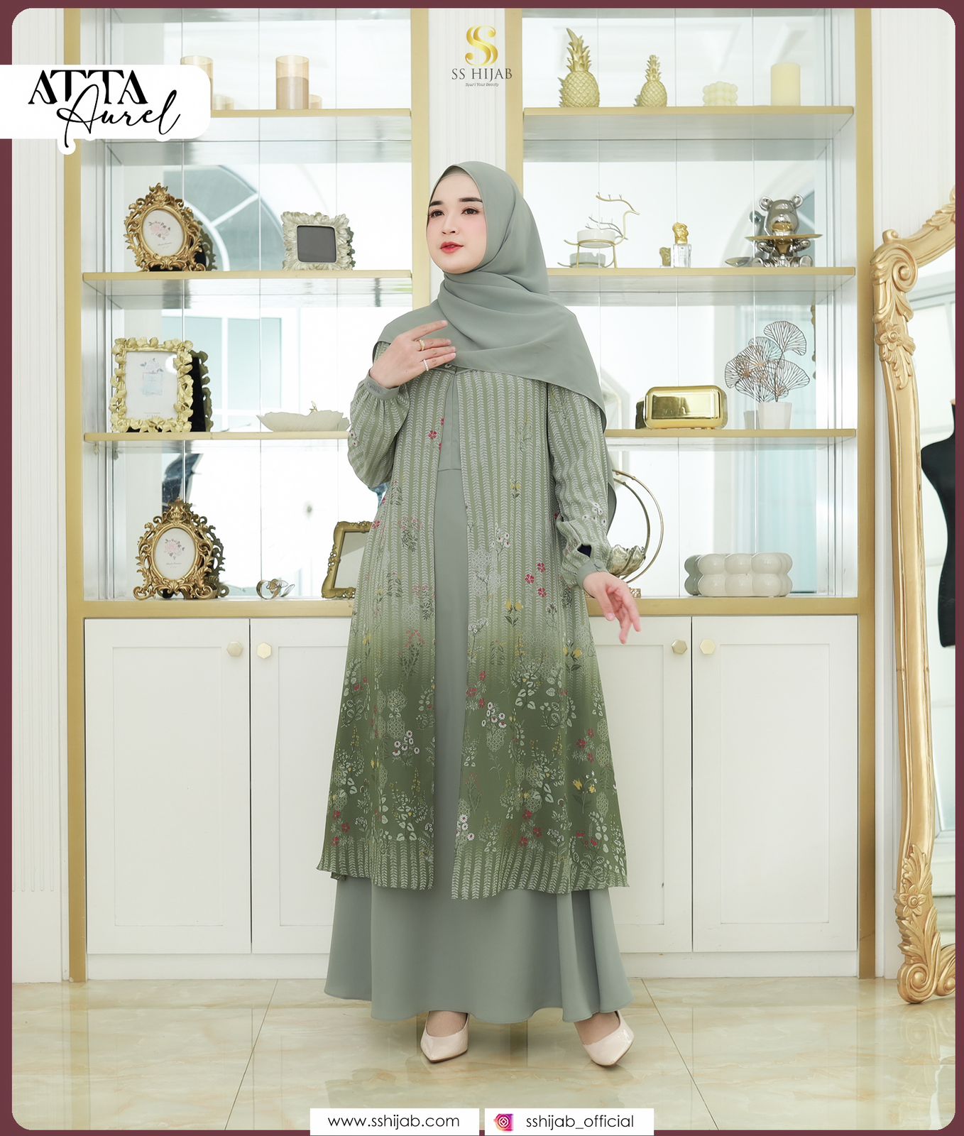 Foto Produk AUREL DRESS ONLY - SSHijab