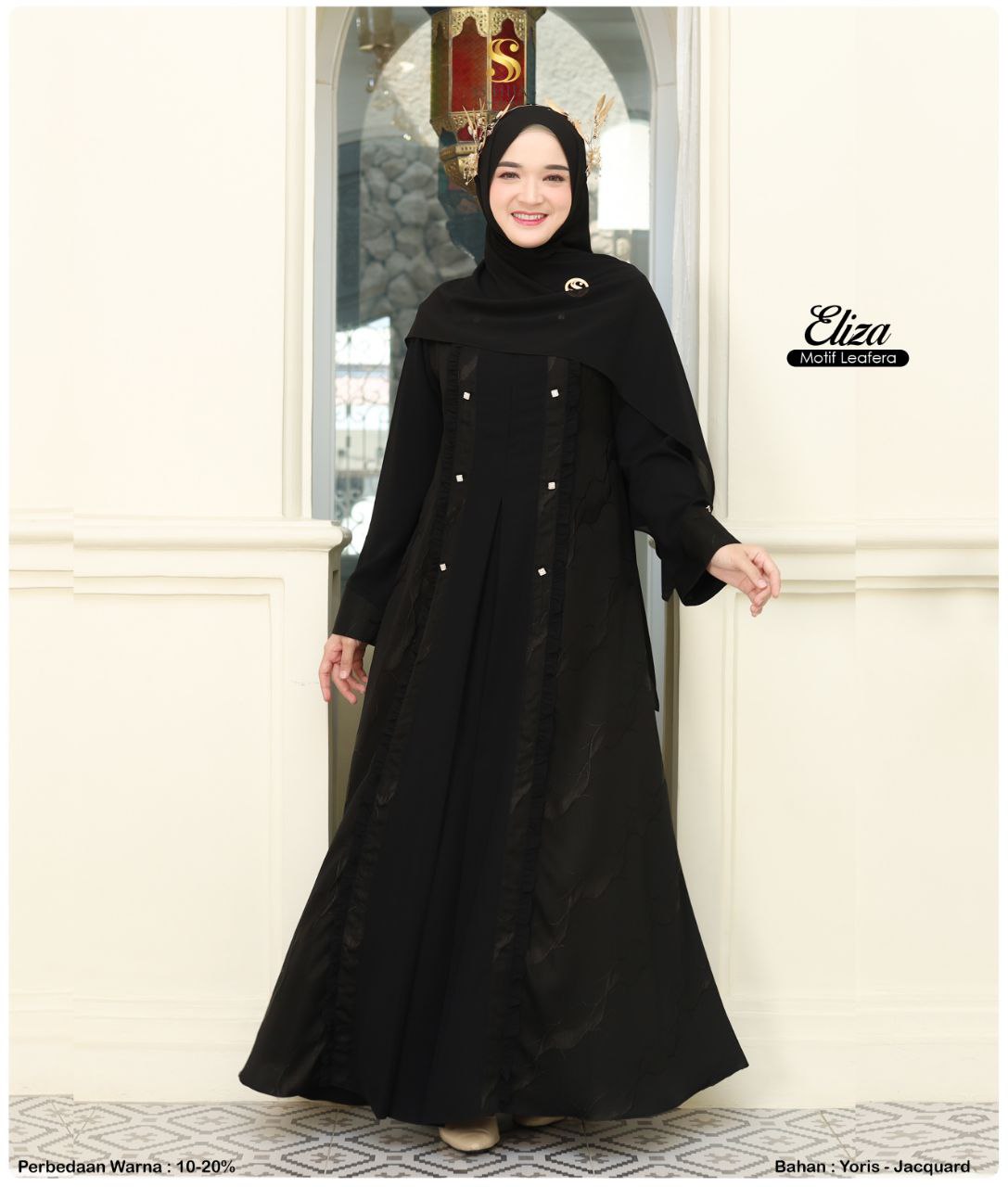 Foto Produk ELIZA MOTIF LEAFERA - GAMIS ONLY (GRADE B) - SSHijab