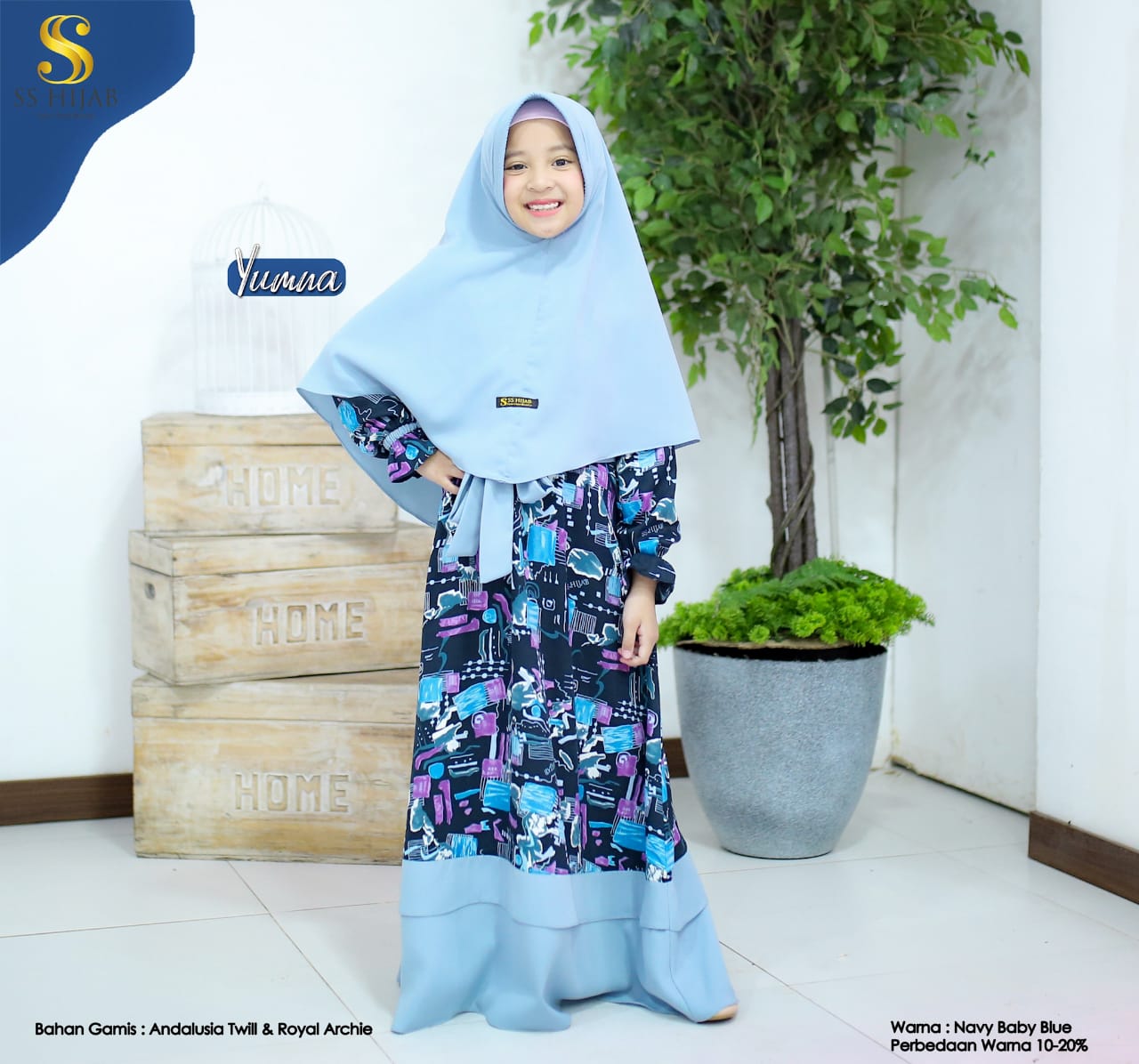 Foto Produk YUMNA MOTIF ANAK SET - SSHijab