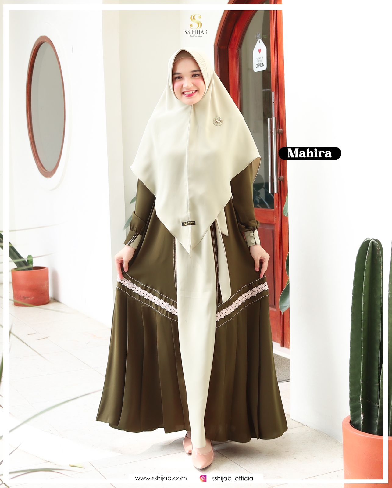 Foto Produk MAHIRA SERIES  SET KHIMAR LANCIP - SSHijab