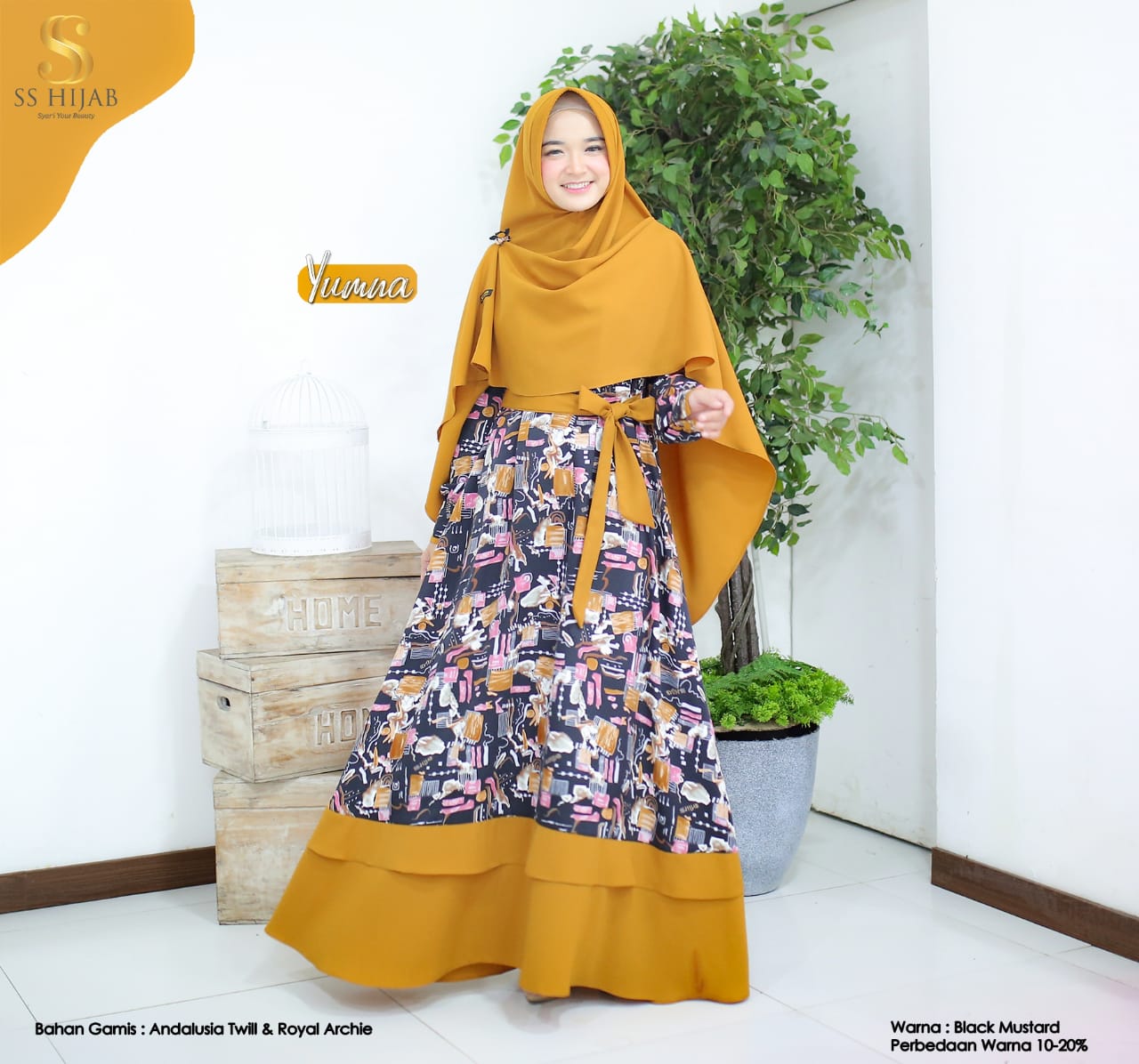 Foto Produk YUMNA MOTIF IBU SET - SSHijab