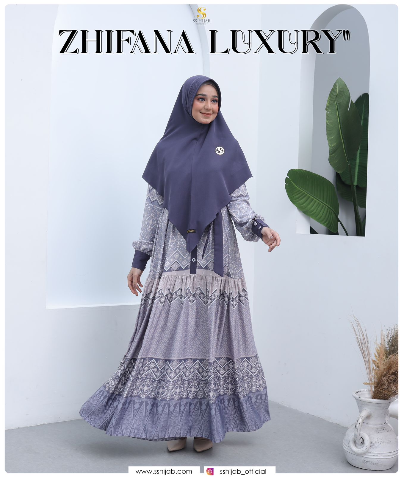 Foto Produk ZHIFANA MOM GAMIS ONLY FULL MOTIF - SSHijab