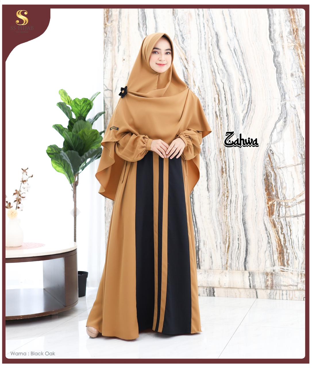 Foto Produk ZAHWA SET KHIMAR BASIC - SSHijab