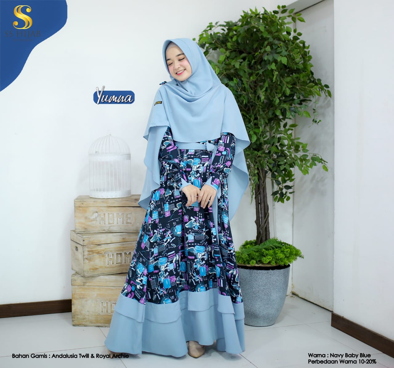 Foto Produk YUMNA MOTIF IBU GAMIS ONLY - SSHijab