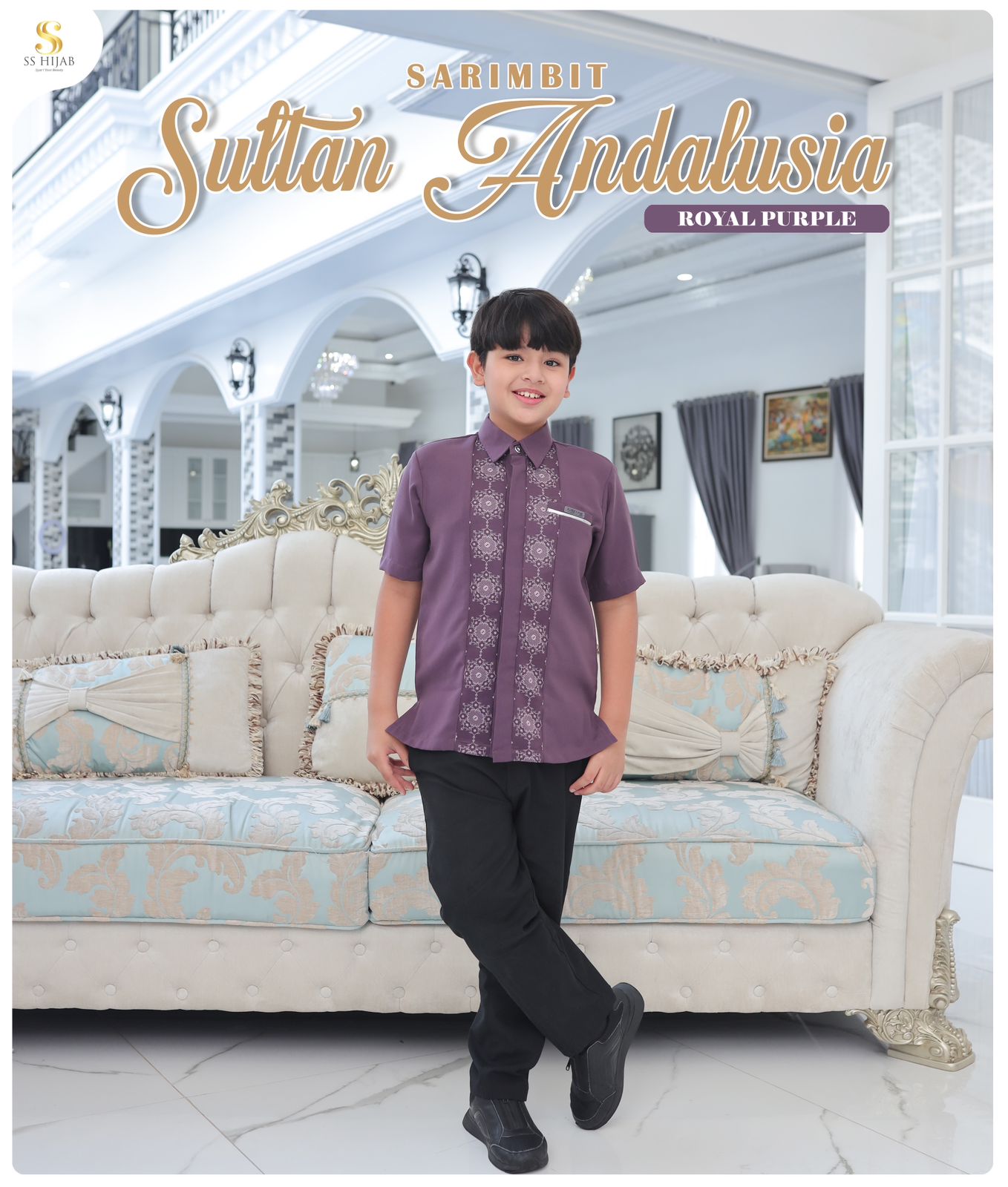 Foto Produk SULTAN ANDALUSIA - KOKO ANAK LENGAN PANJANG - SSHijab