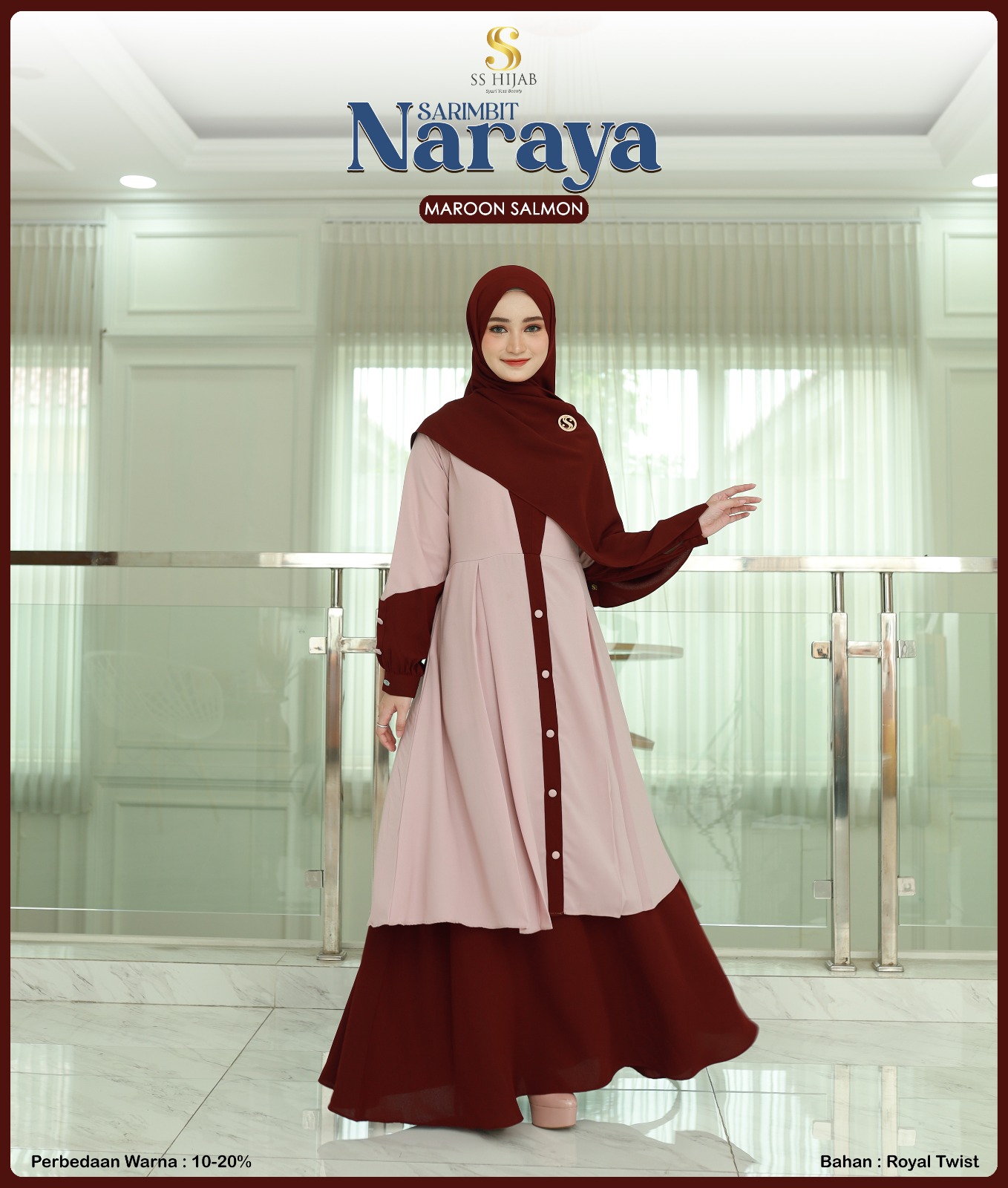 Foto Produk NARAYA GAMIS SEMITUNIK ONLY - SSHijab