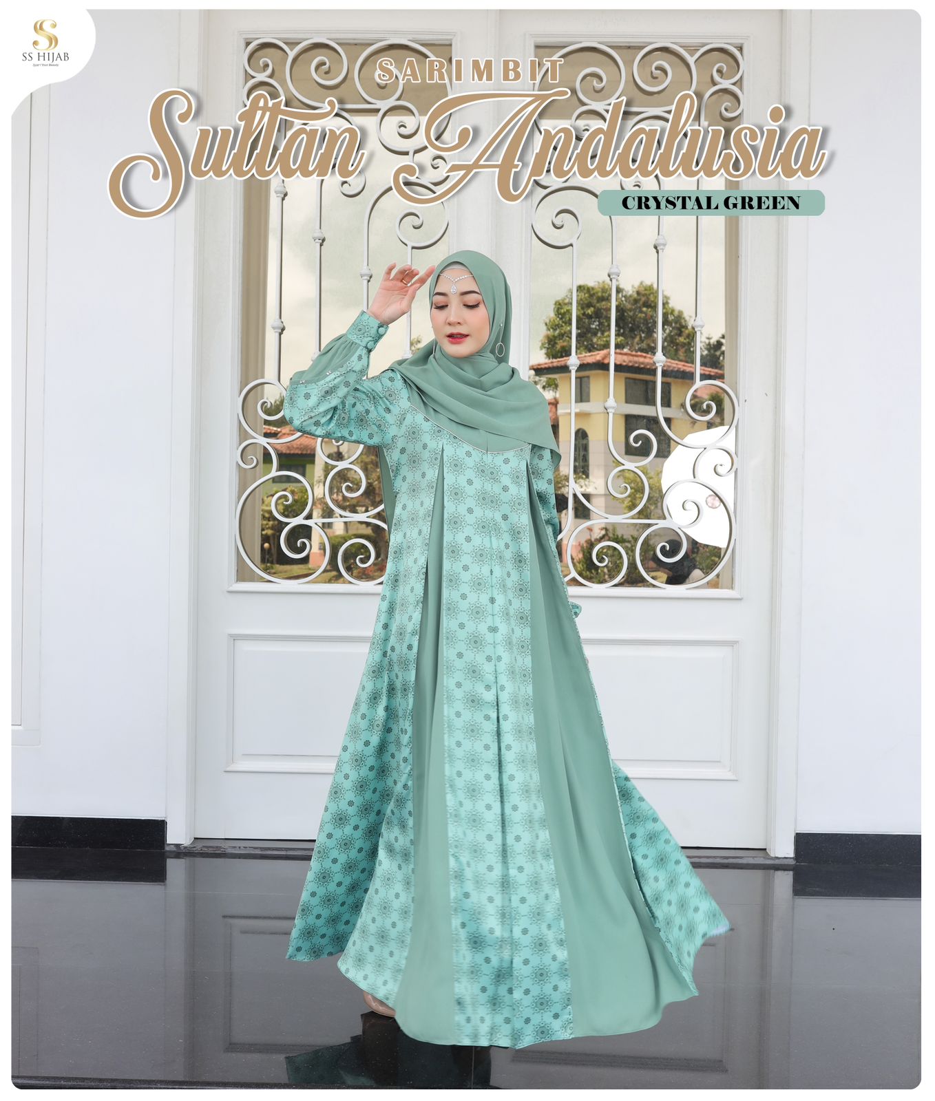 Foto Produk MOM ANDALUSIA DRESS ONLY (STYLE 02) - SSHijab