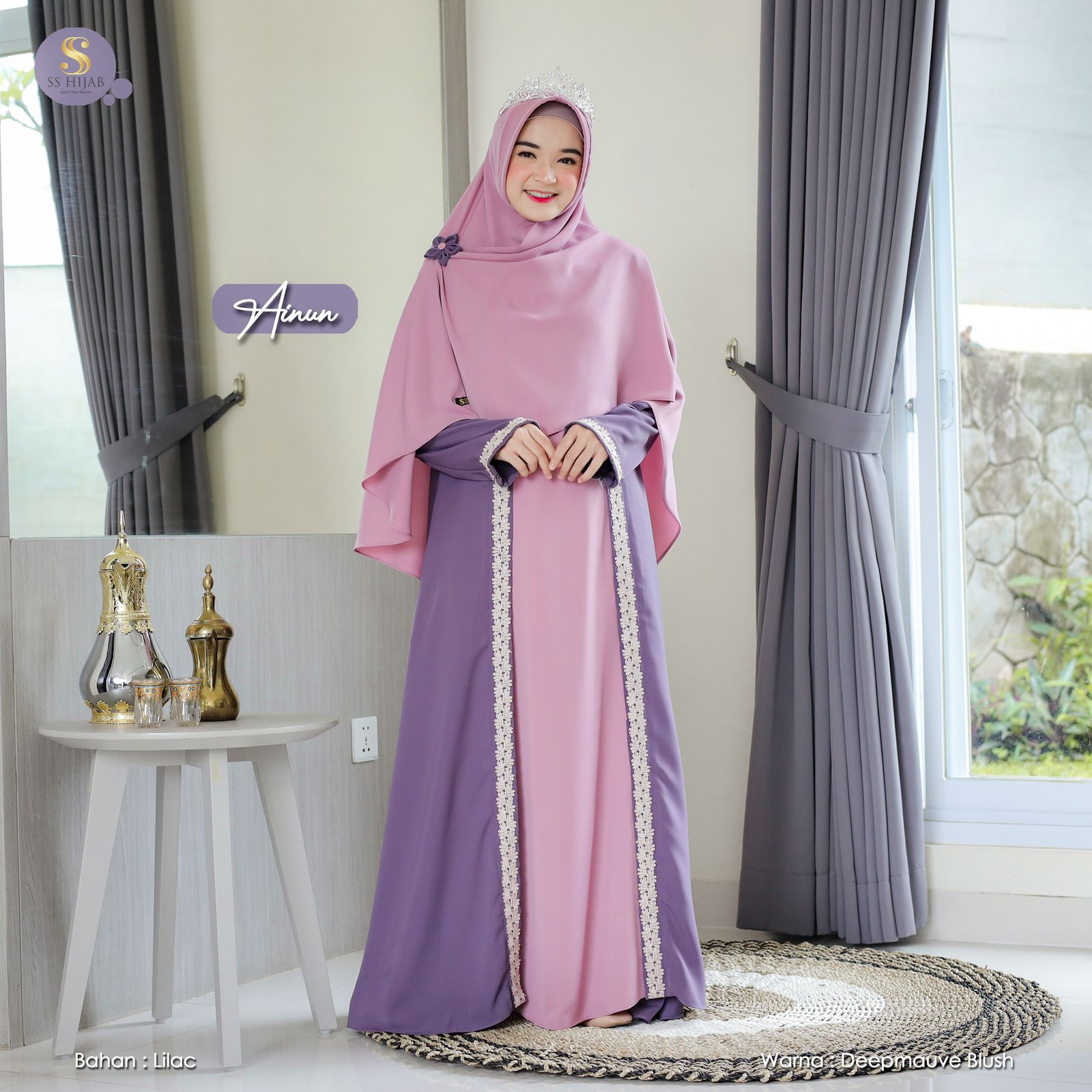 Foto Produk AINUN IBU SET KHIMAR BASIC - SSHijab