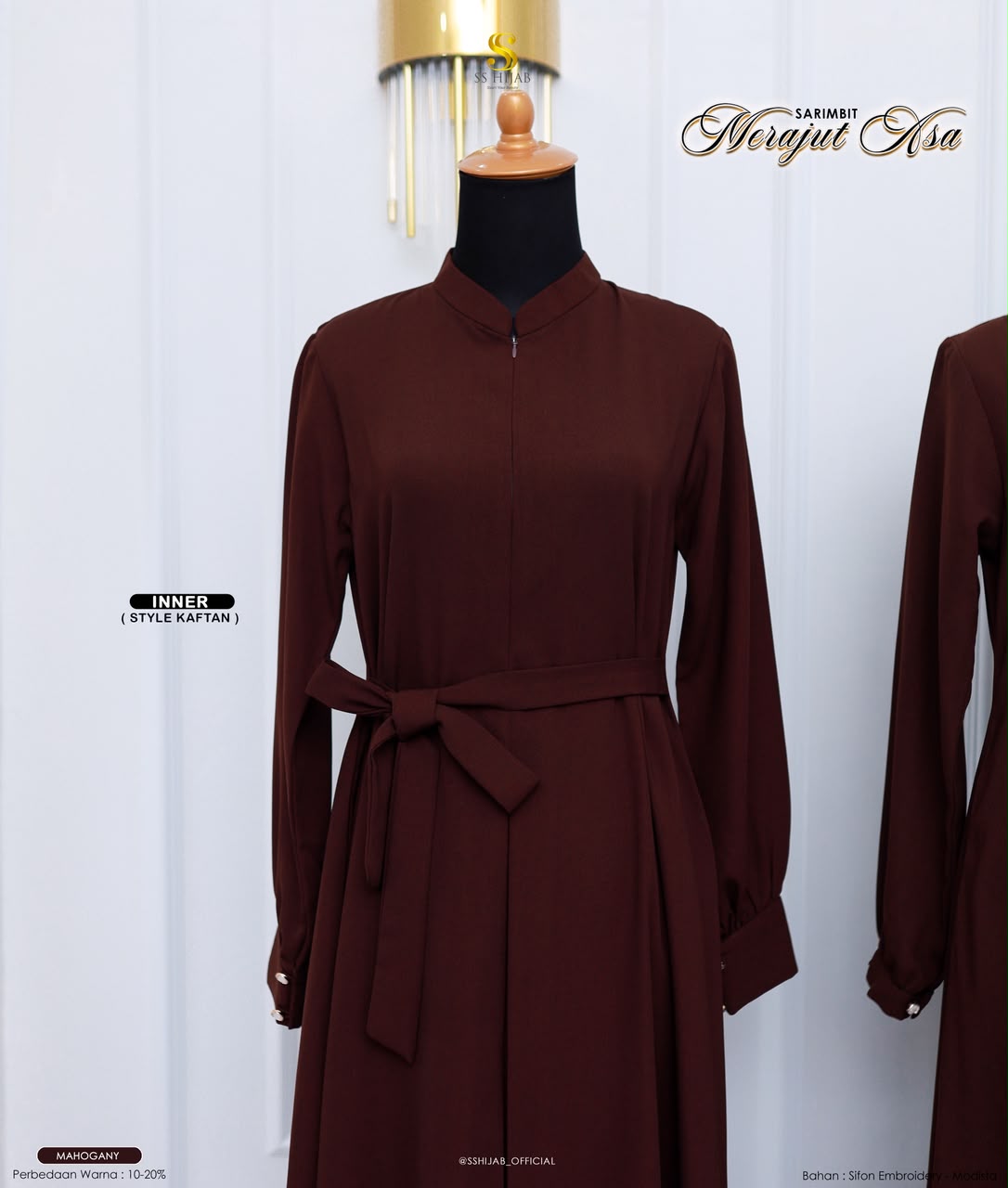Foto Produk a14.INNER POLOS MOM MERAJUT ASA - SSHijab