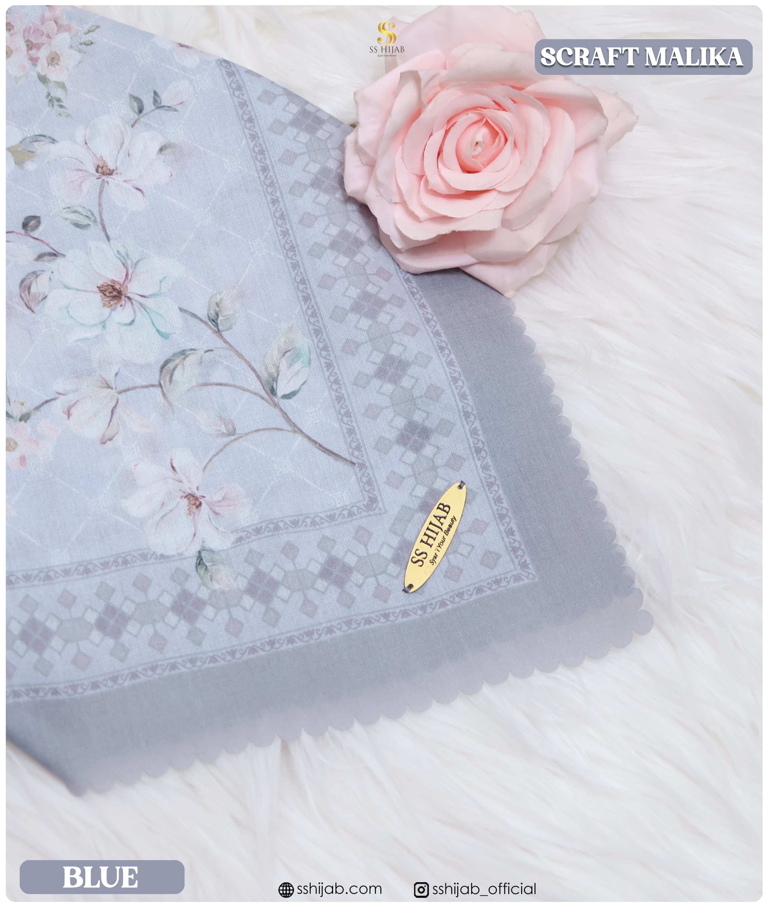 Foto Produk - SAKURA SCARF MOTIF ONLY - SSHijab