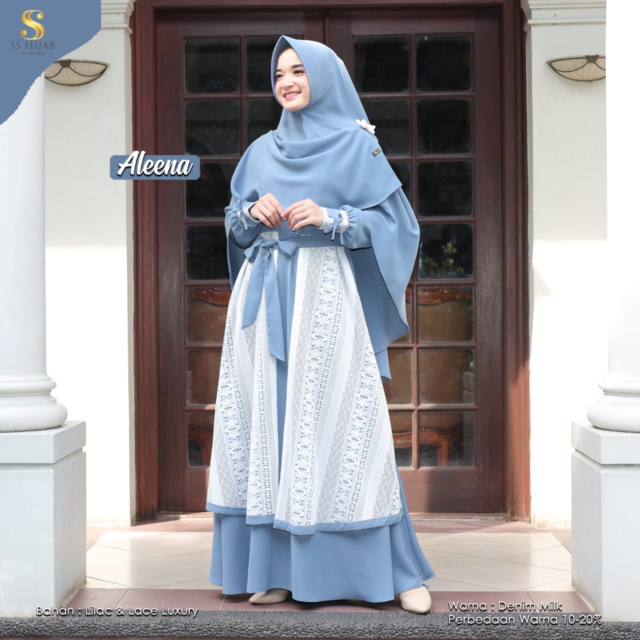 Foto Produk ALEENA SET KHIMAR - SSHijab