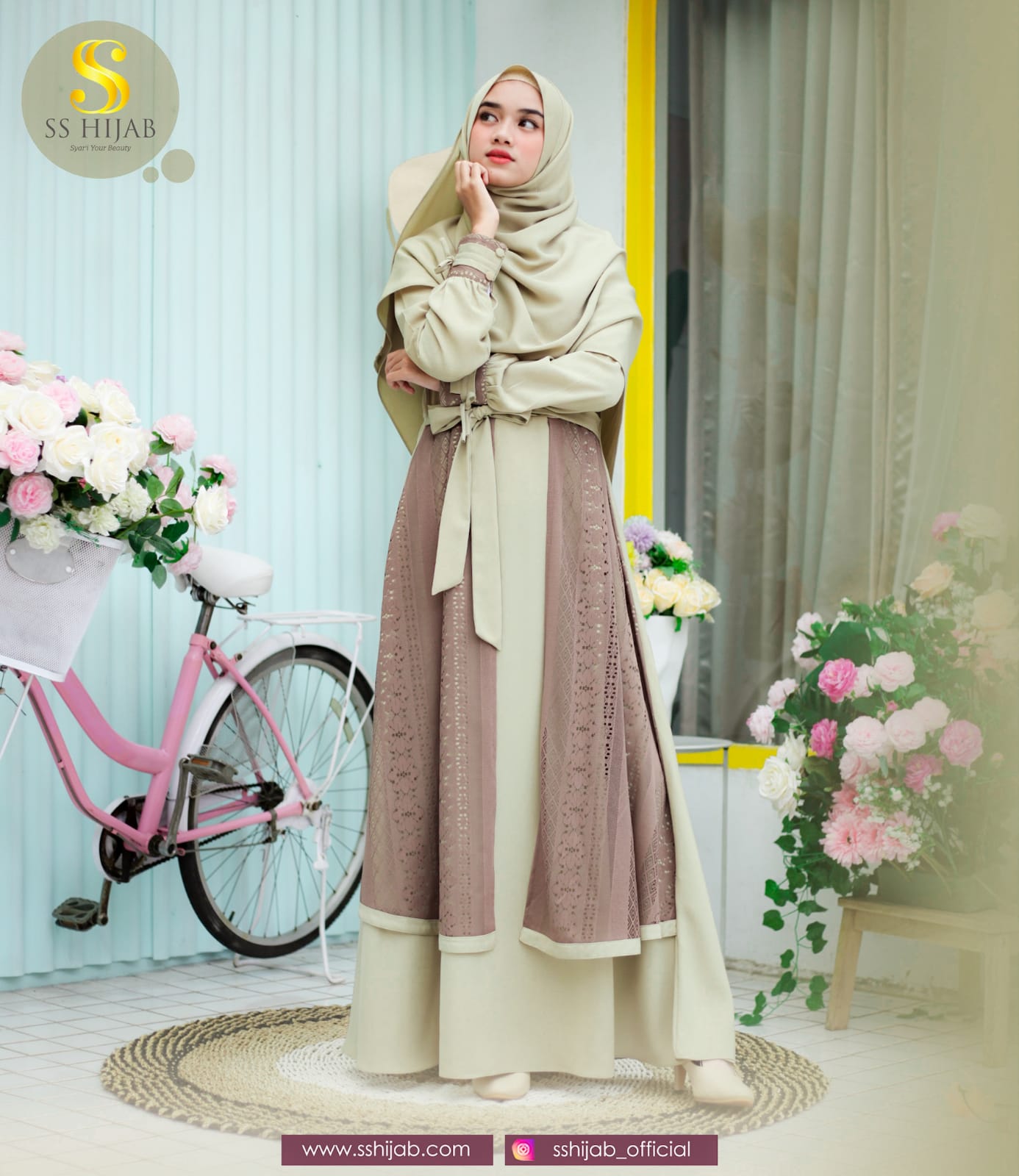 Foto Produk ALEENA SET PASHMINA - SSHijab