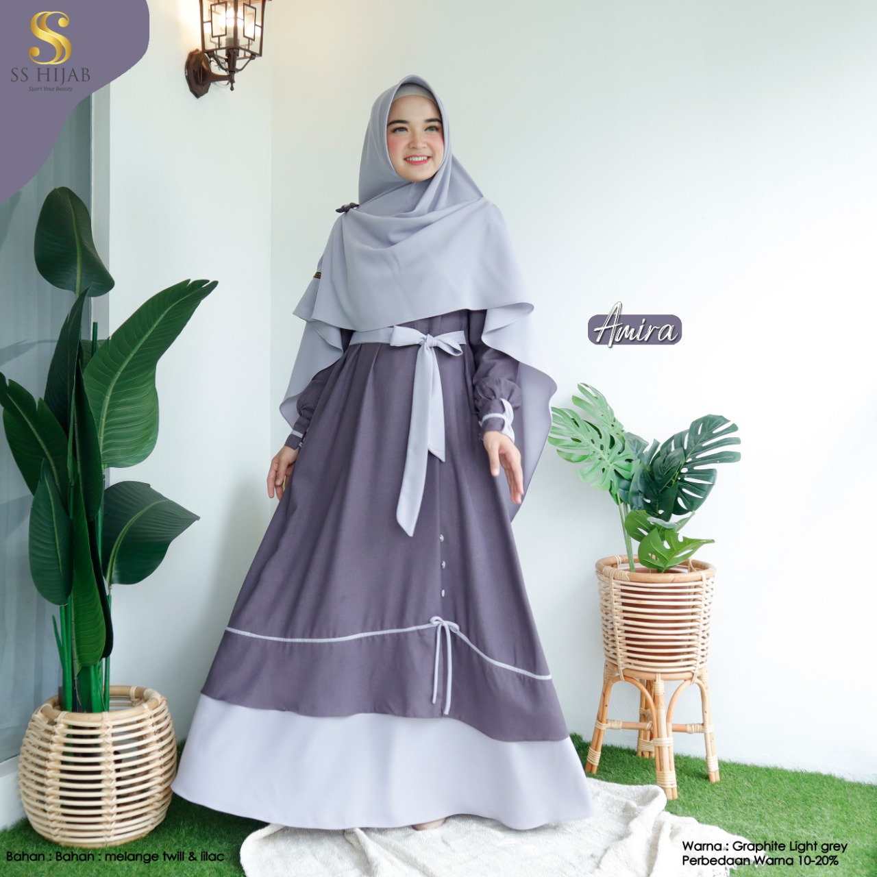 Foto Produk AMIRA GAMIS ONLY - SSHijab