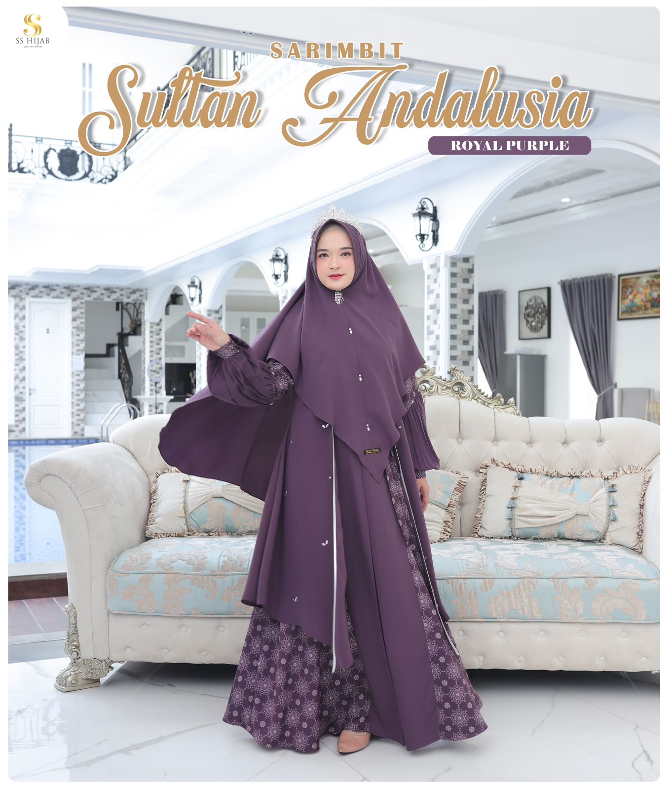 Foto Produk KHIMAR BASIC ONLY - SULTAN ANDALUSIA - SSHijab