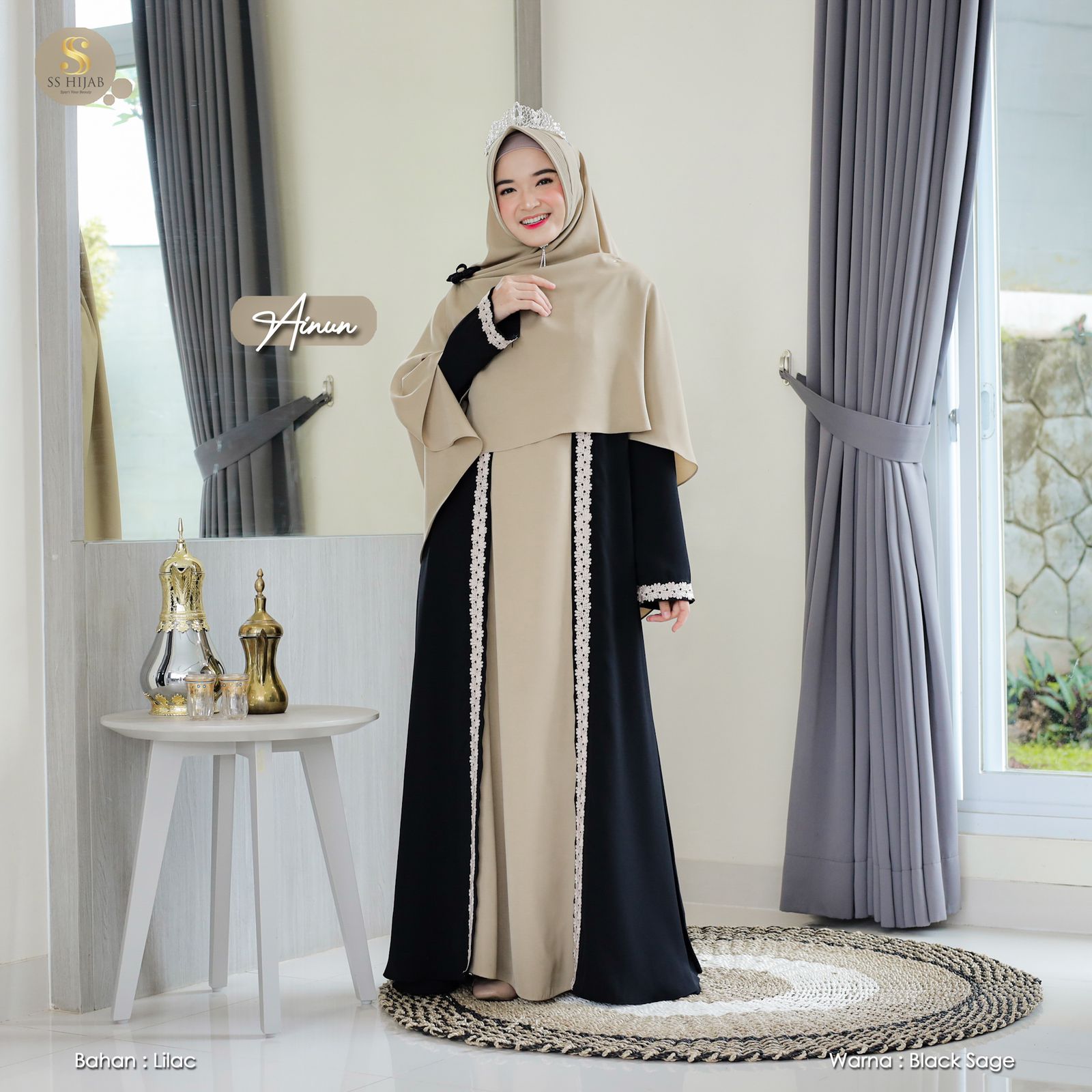 Foto Produk AINUN IBU SET KHIMAR BASIC - SSHijab