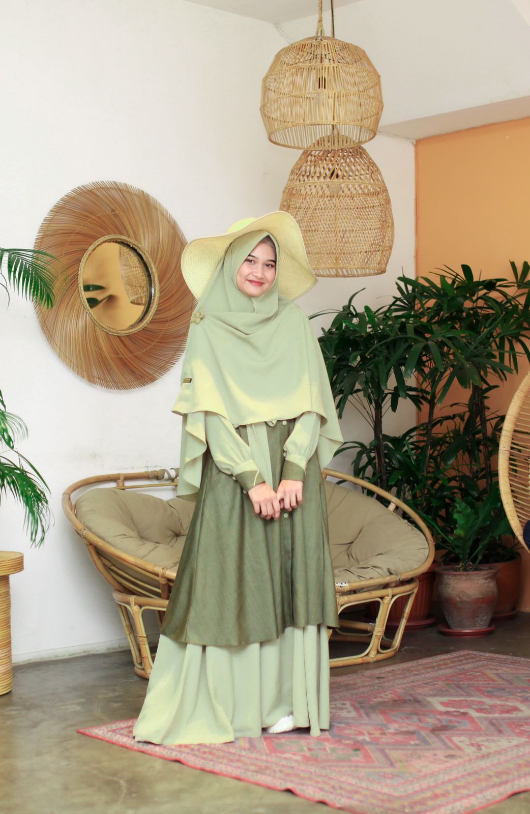 Foto Produk NEW ANINDYA SET KHIMAR BASIC - SSHijab