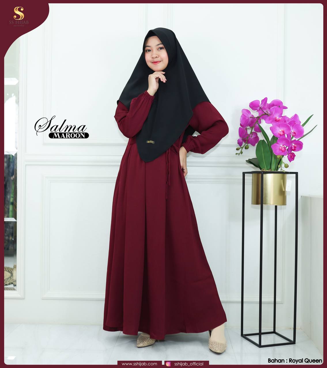 Foto Produk SALMA DRESS ONLY BY SS HIJAB - SSHijab