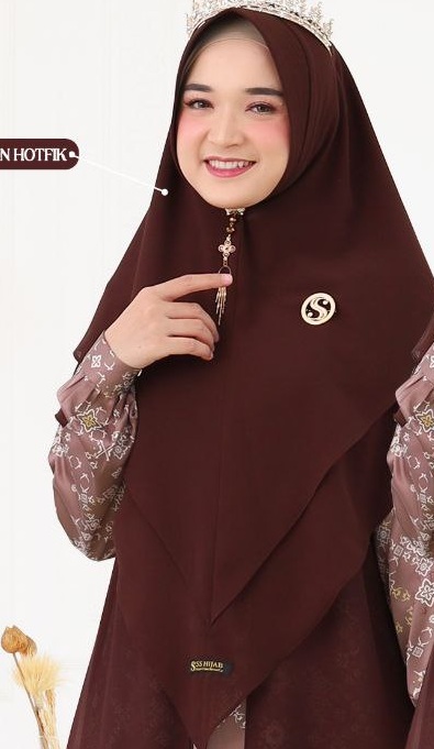 Foto Produk KHIMAR LANCIP POLOS SAFELA - SSHijab