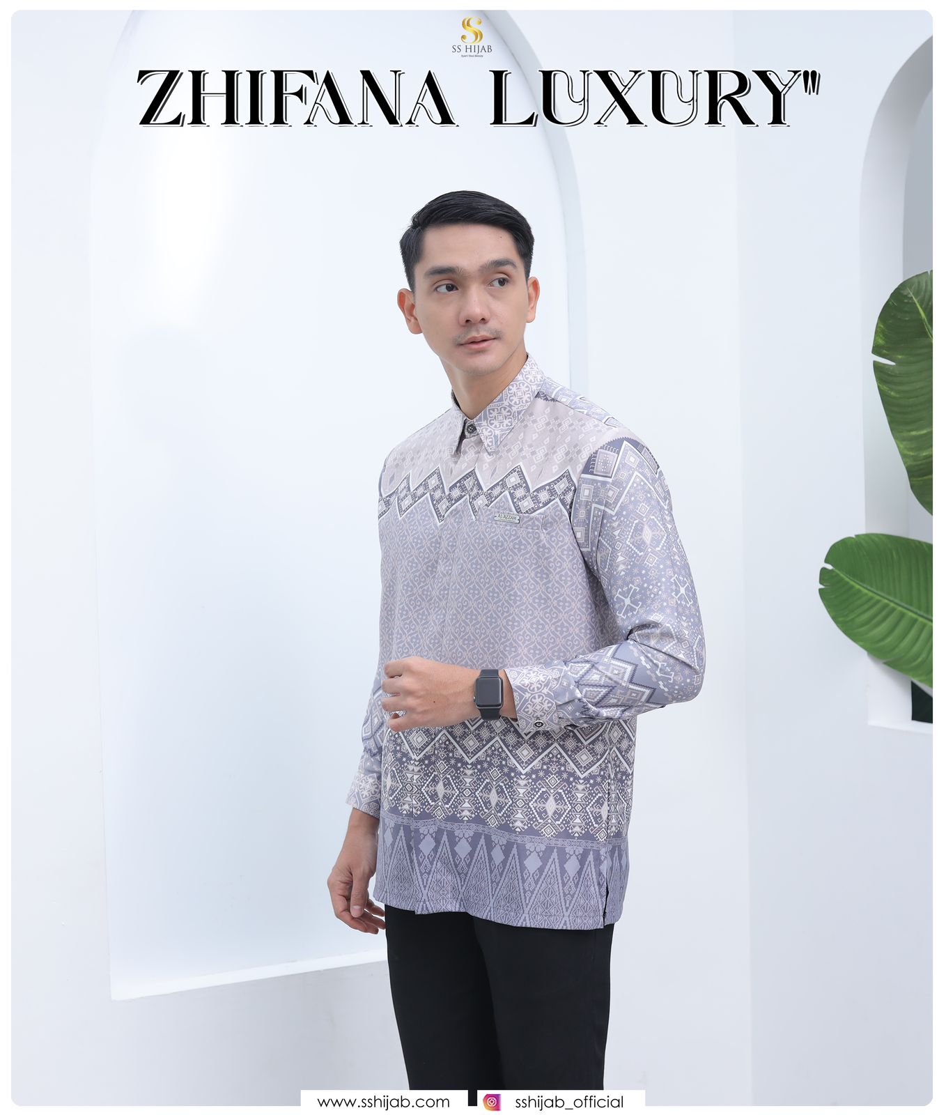 Foto Produk ZHIFANA DAD KOKO FULL MOTIF LENGAN PANJANG - SSHijab