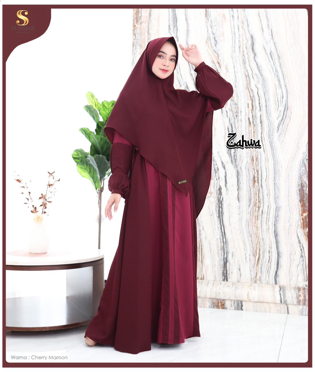 Foto Produk ZAHWA SET KHIMAR BASIC - SSHijab