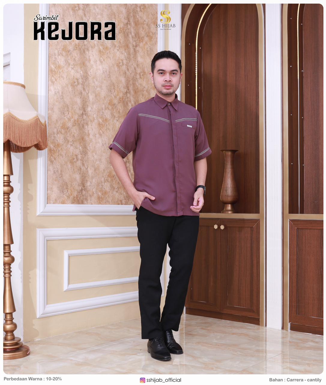Foto Produk KEJORAA KOKO AYAH LENGAN PENDEK - SSHijab
