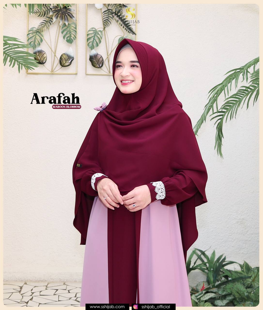 Foto Produk ARAFAH  SET KHIMAR BASIC - SSHijab