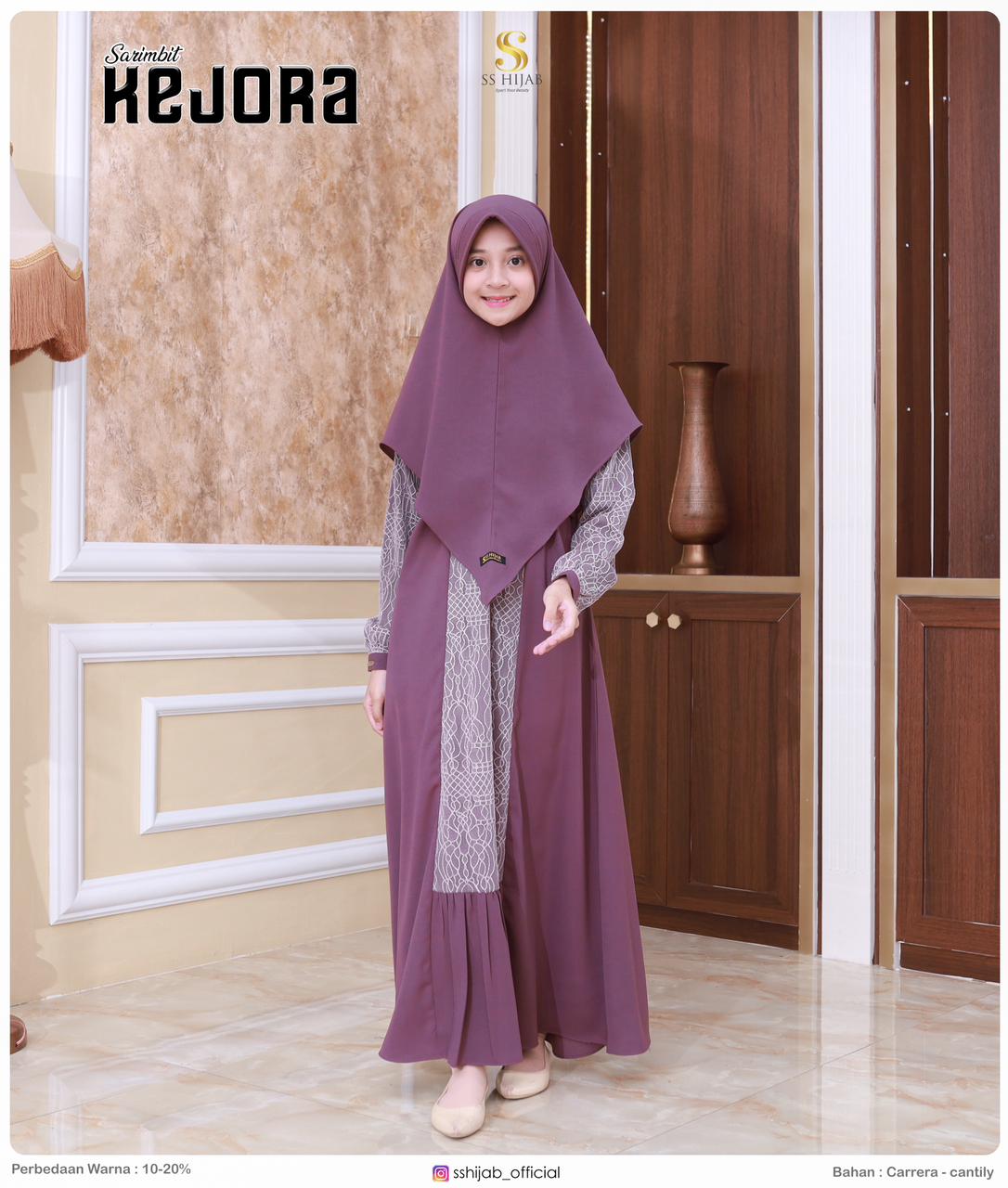 Foto Produk KEJORAA GAMIS ANAK ONLY ( +free khimar lancip ) - SSHijab