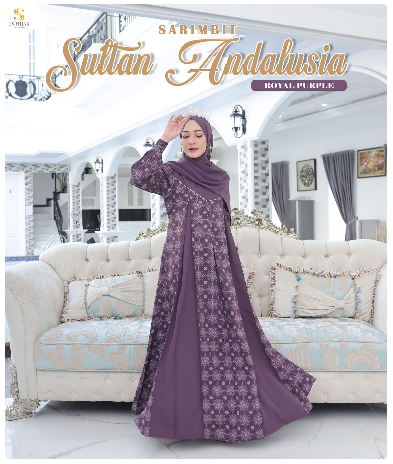 Foto Produk MOM ANDALUSIA DRESS ONLY (STYLE 02) - SSHijab