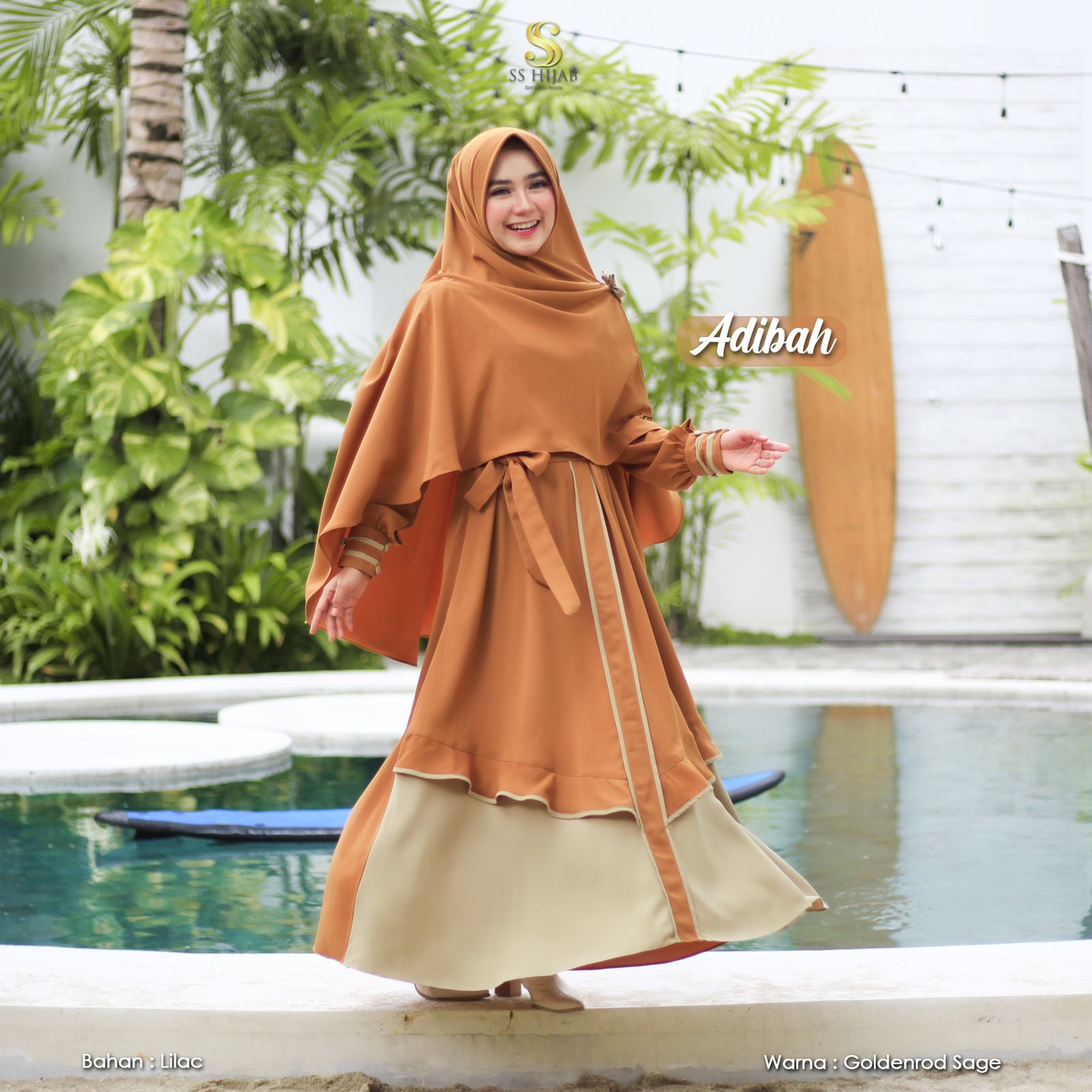 Foto Produk ADIBAH SET KHIMAR BASIC - SSHijab