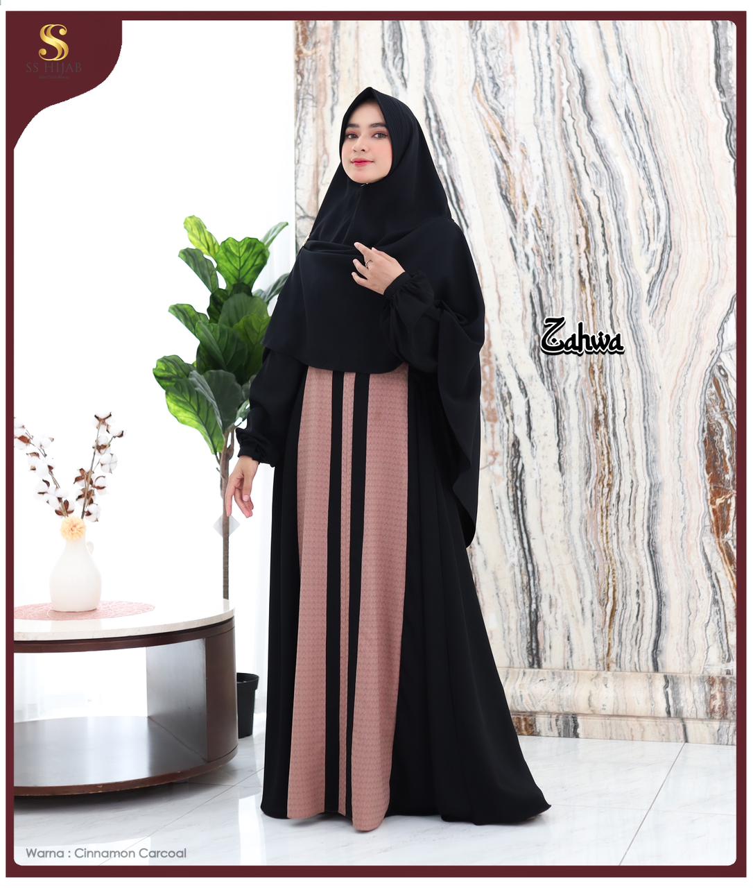 Foto Produk ZAHWA SET KHIMAR BASIC - SSHijab