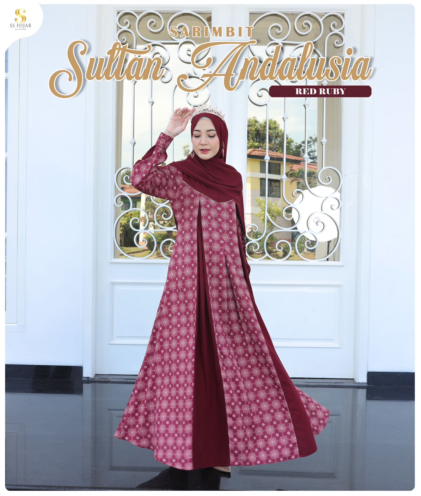 Foto Produk MOM ANDALUSIA DRESS ONLY (STYLE 02) - SSHijab