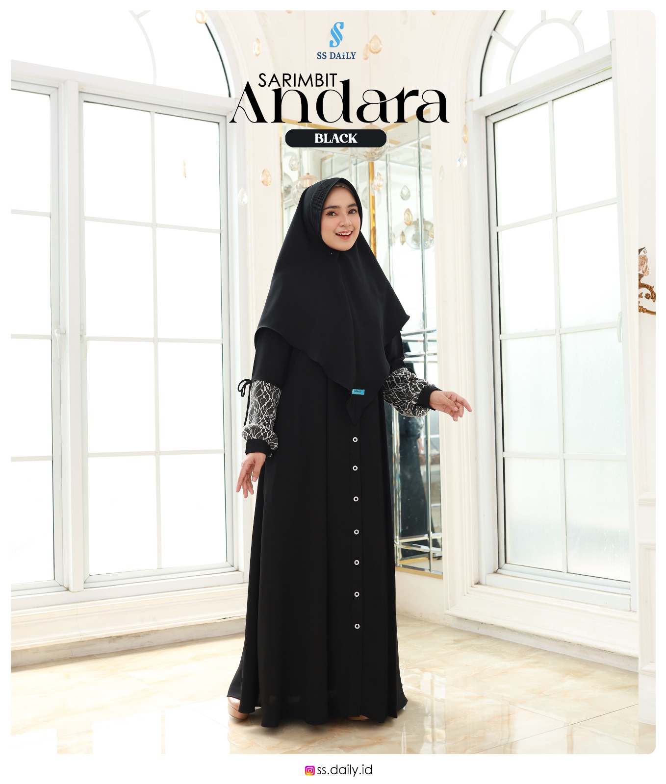 Foto Produk -KHIMAR LANCIP ANDARA by SS Daily - SSHijab