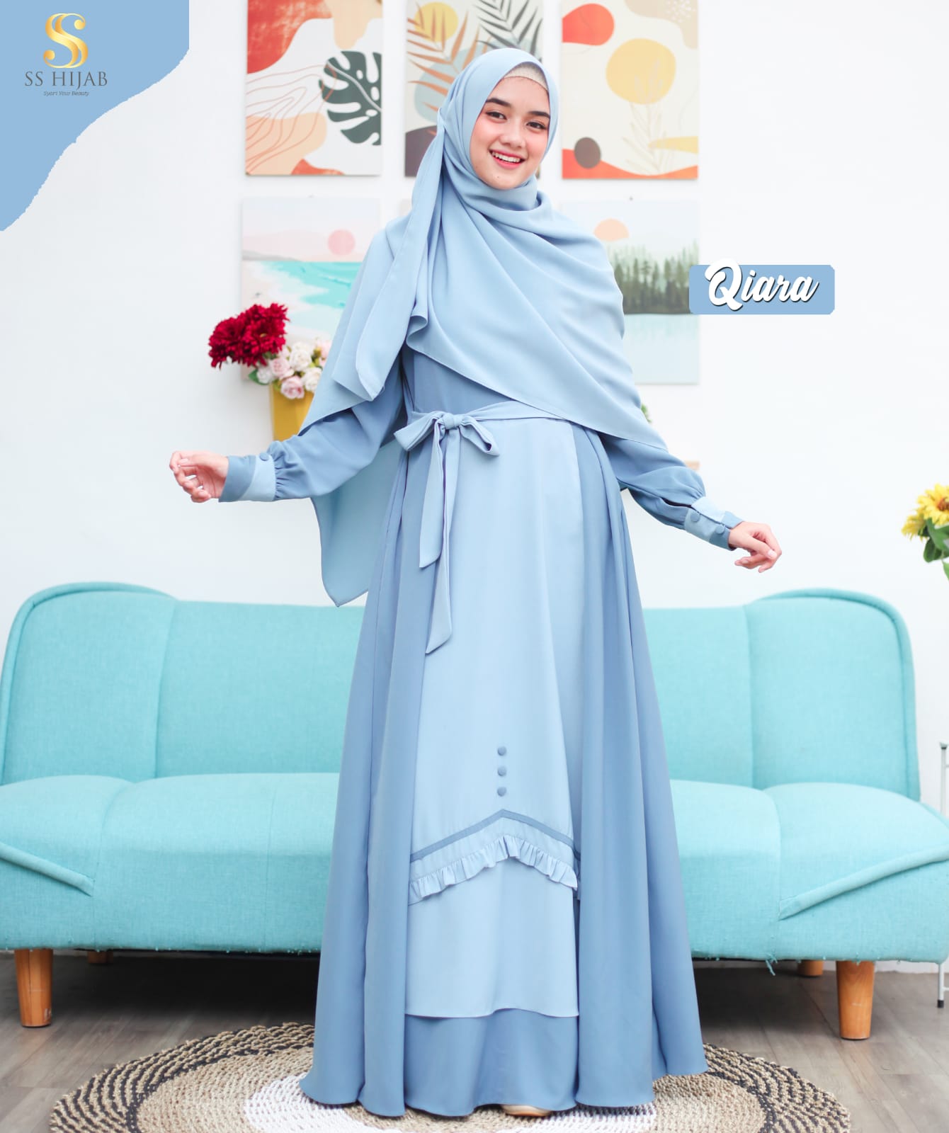 Foto Produk QIARA SET PASHMINA - SSHijab