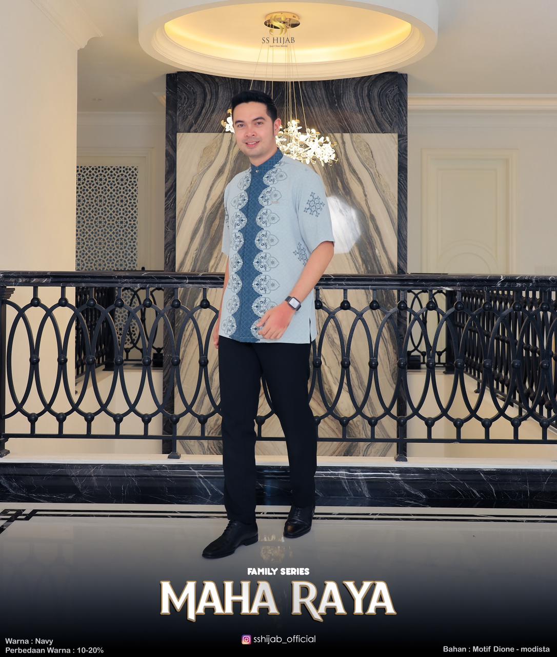 Foto Produk MAHARAYAA KOKO AYAH LENGAN PENDEK - SSHijab