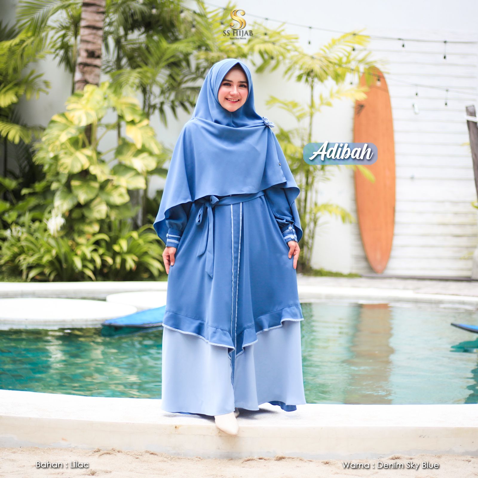 Foto Produk ADIBAH SET KHIMAR BASIC - SSHijab