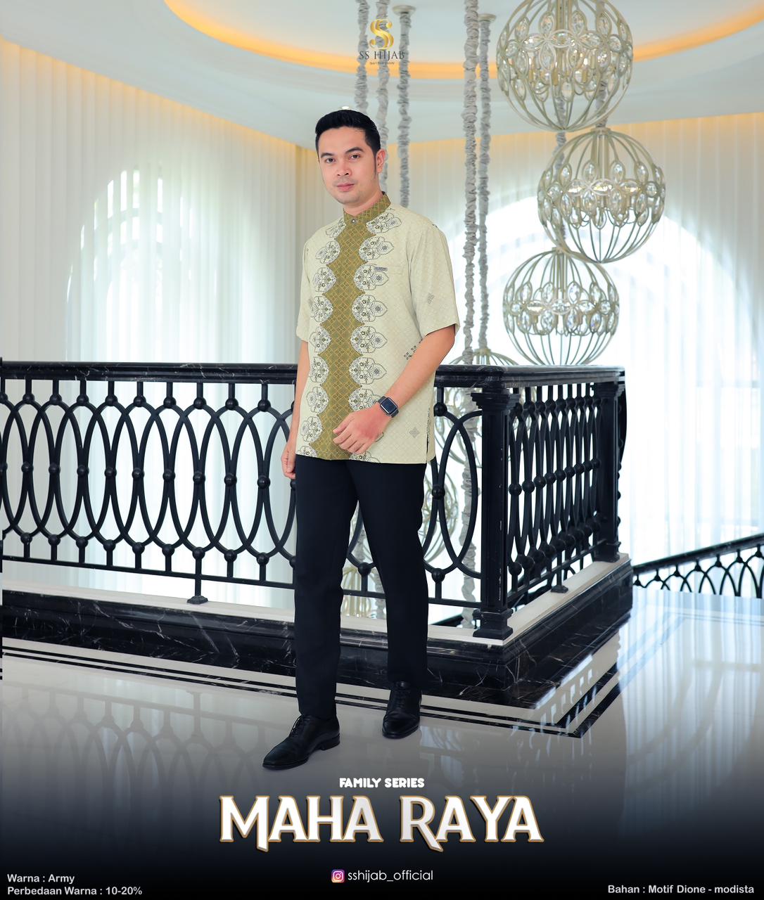 Foto Produk MAHARAYAA KOKO AYAH LENGAN PENDEK - SSHijab