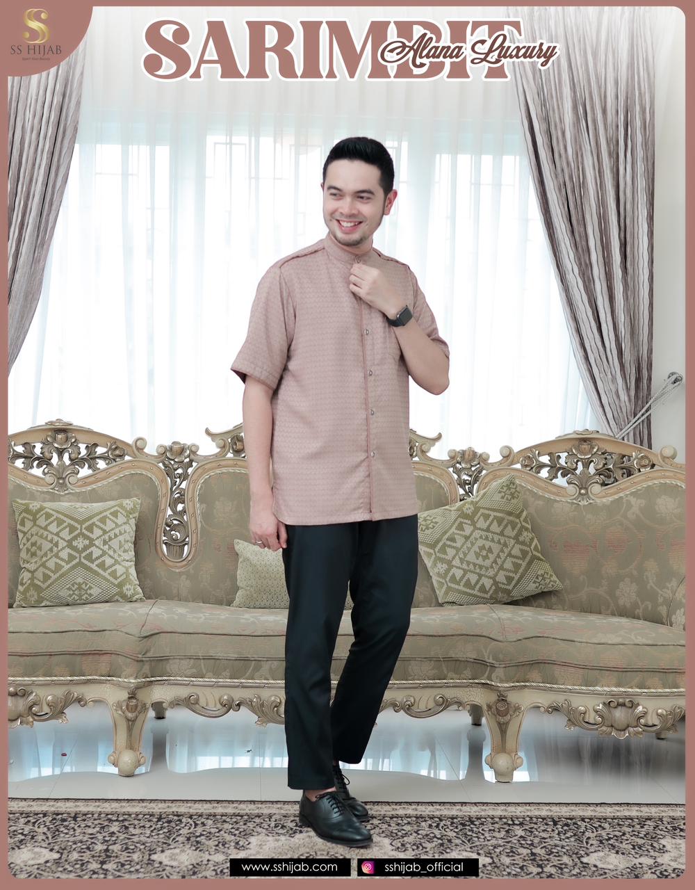 Foto Produk ALANA LUXURY- DAD SIMPLE LENGAN PENDEK - SSHijab