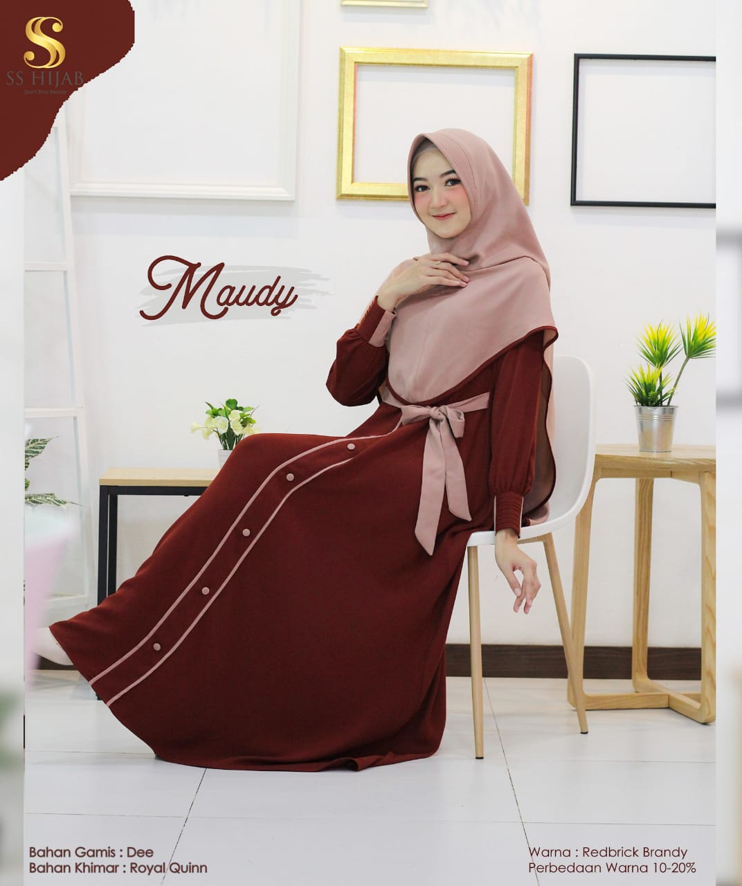 Foto Produk MAUDY SERIES GAMIS ONLY - SSHijab