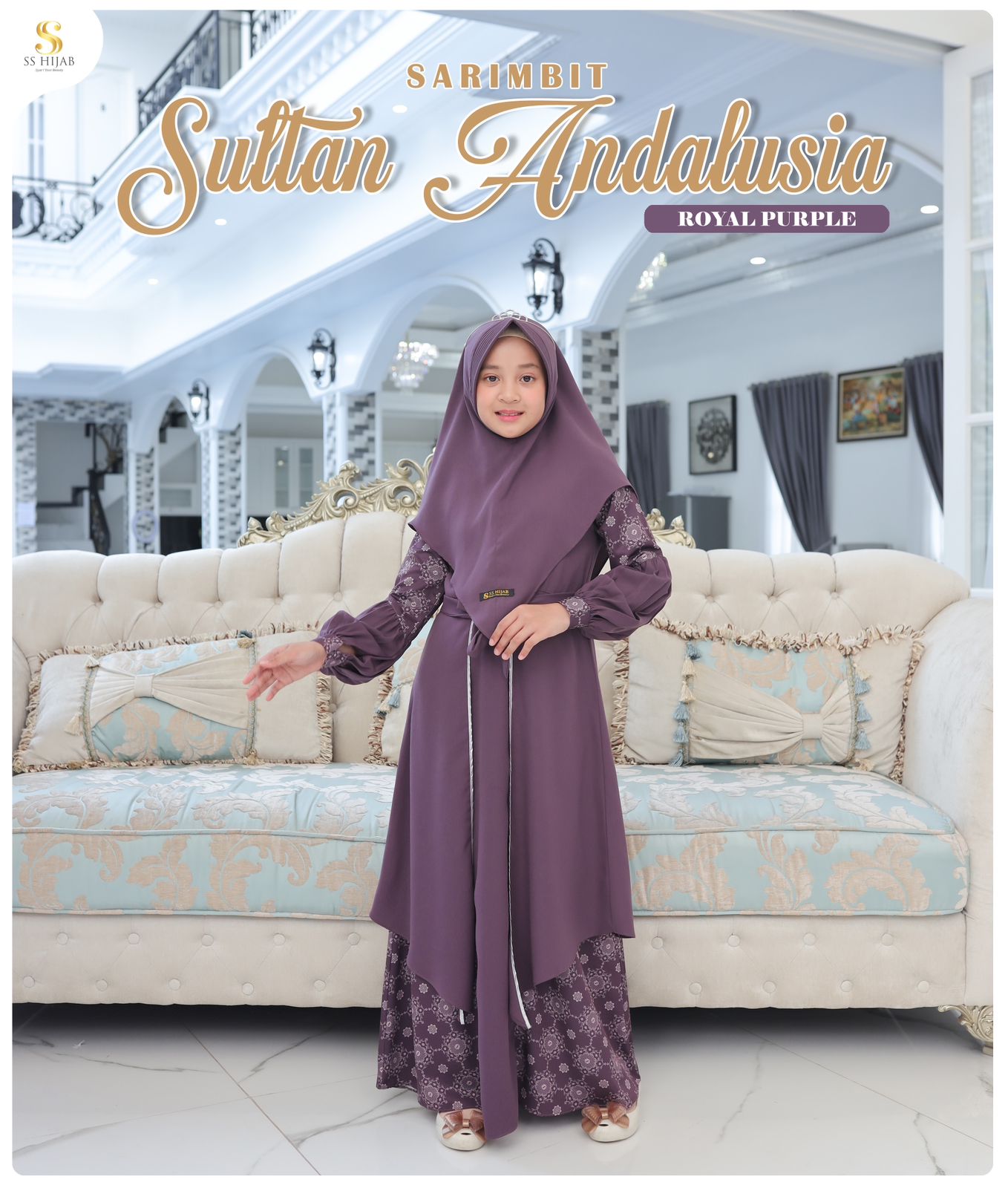 Foto Produk SULTAN ANDALUSIA - GAMIS ANAK SET - SSHijab