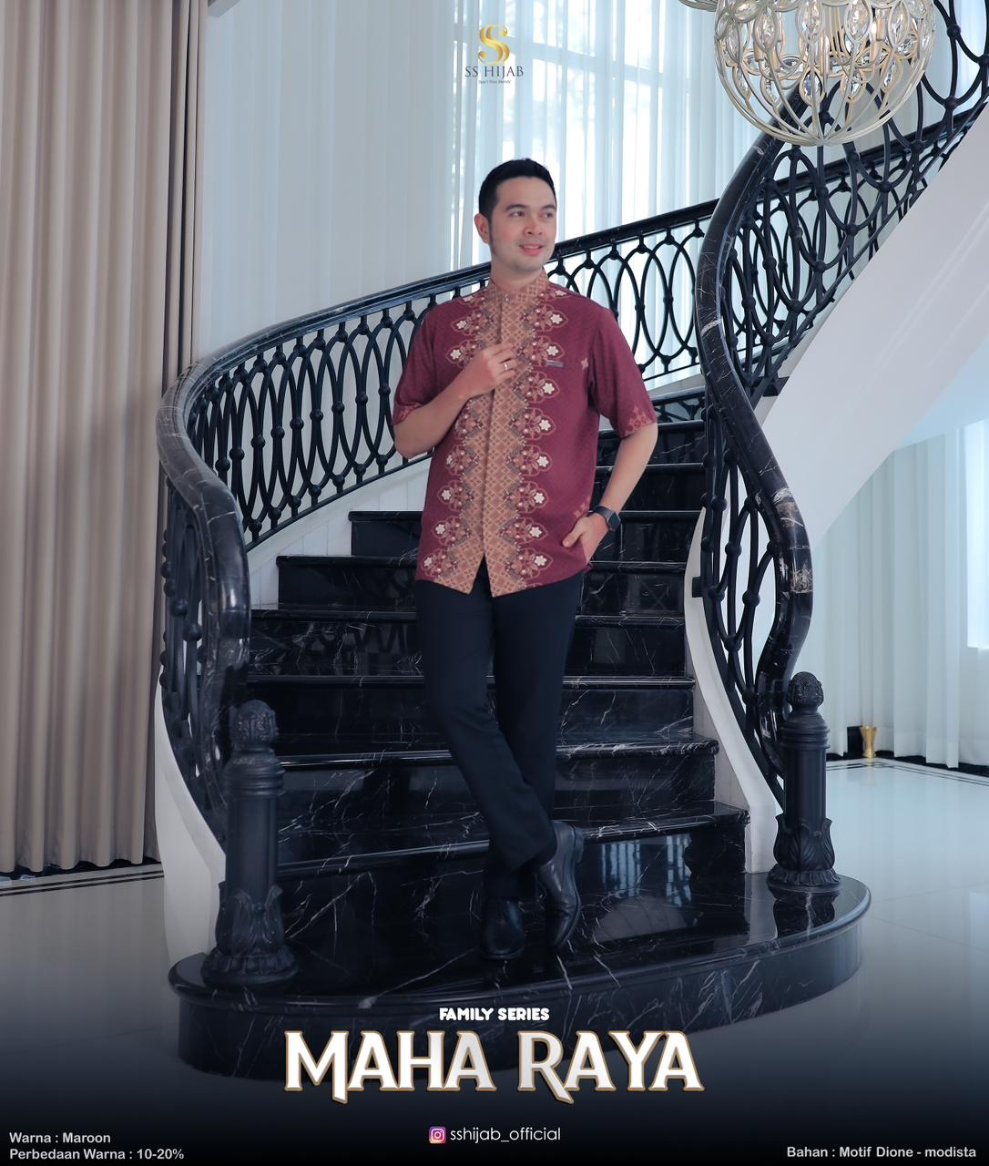 Foto Produk MAHARAYAA KOKO AYAH LENGAN PENDEK - SSHijab