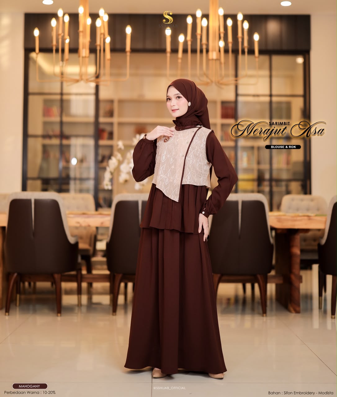 Foto Produk a19.VEST MOM ONLY MERAJUT ASA - SSHijab