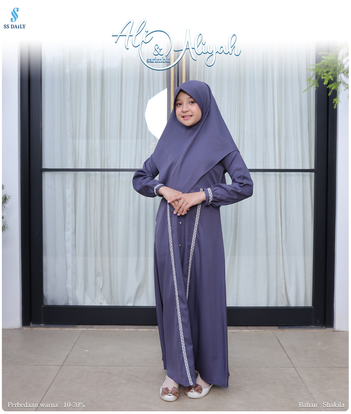 Foto Produk SSDaily ALI ALIYAH - GAMIS ANAK SET - SSHijab