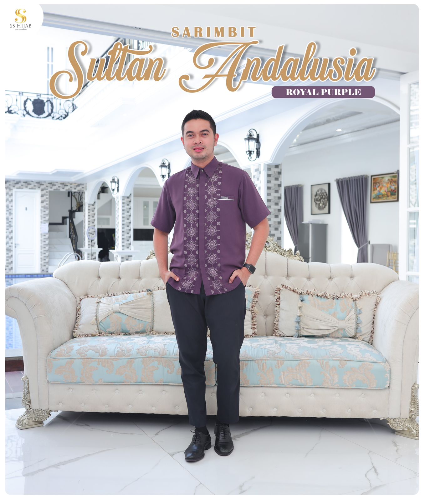 Foto Produk SULTAN ANDALUSIA - DAD LENGAN PENDEK - SSHijab