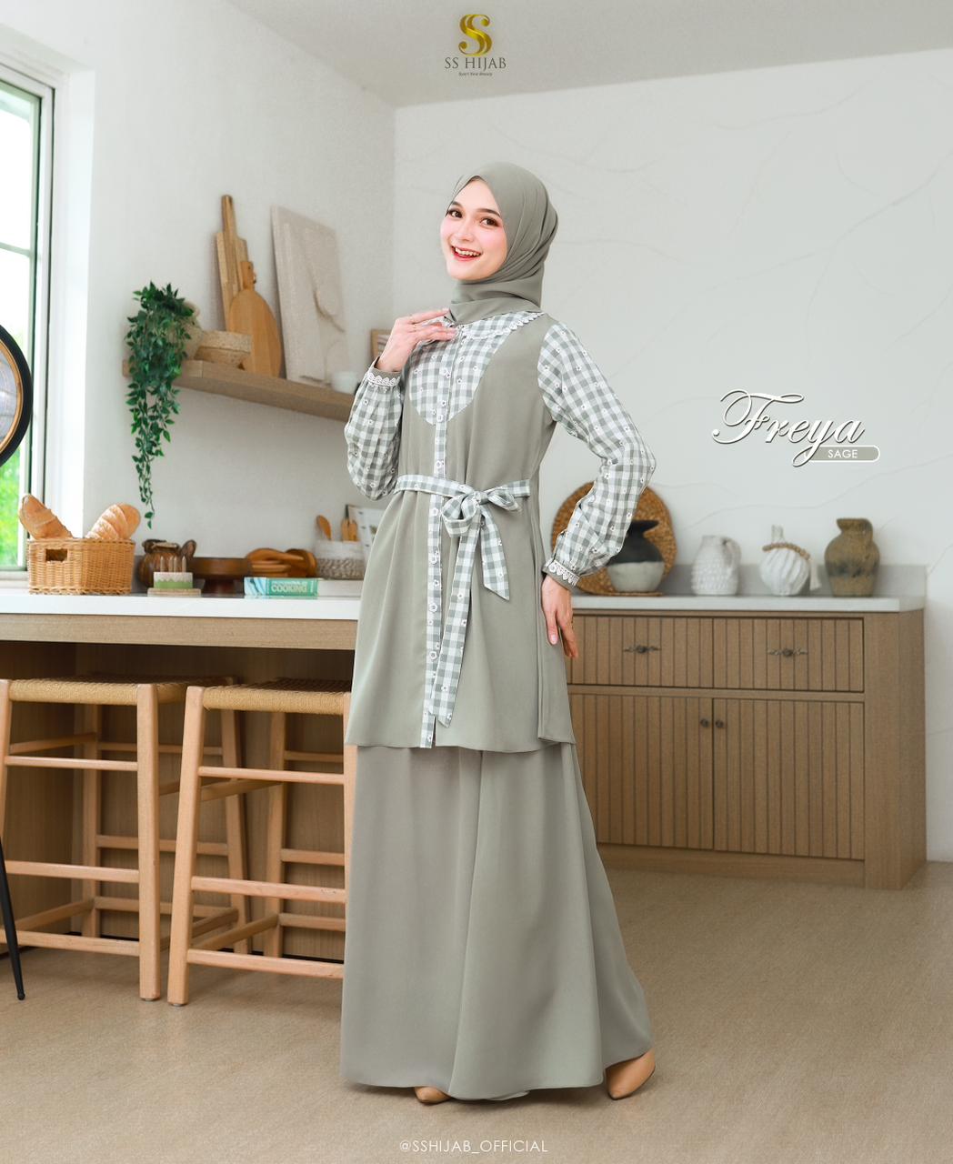 Foto Produk FREYA ONESET ( Tunik + Rok) - SSHijab