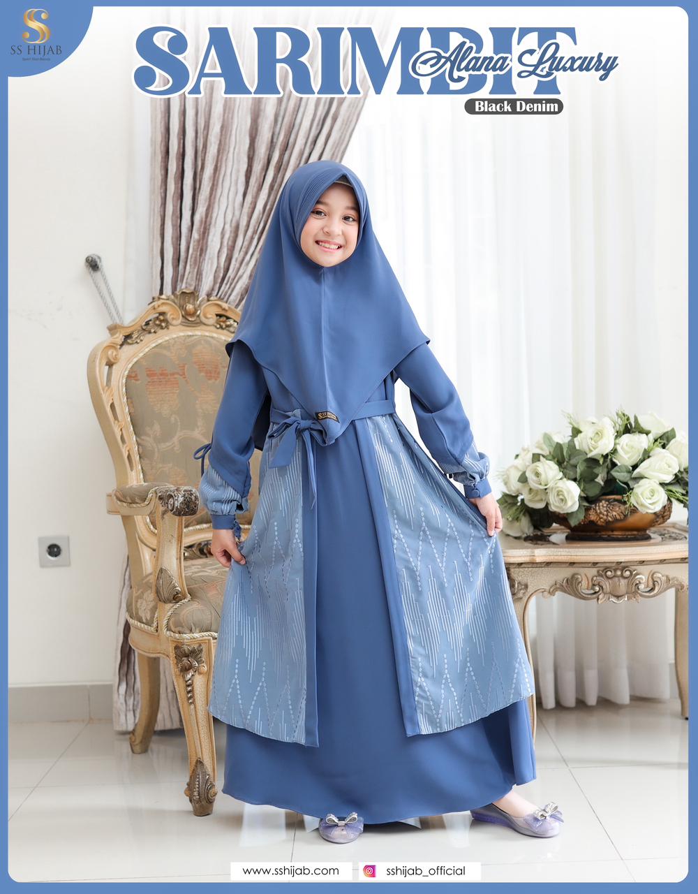 Foto Produk ALANA LUXURY- GAMIS ANAK SET - SSHijab